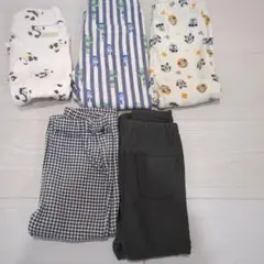 子供服　裏起毛ズボン　5本セット　女の子