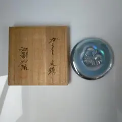 すもも様限定　工芸師　江副行昭　風舞　ぐい呑　＆　ポーランド　クリスタル　花器 オンライン ストアホビー・楽器・アート - すもも様限定 工芸師