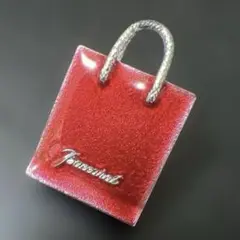 Baccaratバカラ☆レッドショッパー型ピンブローチ！アクセントに♡レア！