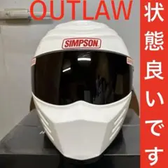 新品未使用試着のみシンプソンヘルメット アウトロー OUTLAW 艶有りブラック 新品未使用試着のみシンプソンヘルメット アウトロー OUTLAW 艶