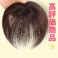【高評価商品】ダークブラウン トップパーツウィッグ　ウィッグ　かつら