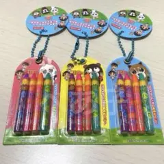 TAITO タイトー 限定 4本チョコえんぴつ ミニチュアキーホルダー 3種類