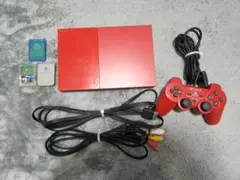 PS2 薄型 SCPH-9000 シナバーレッド