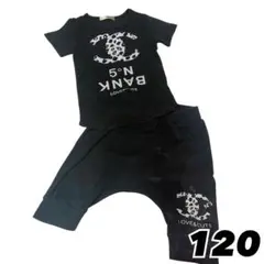 レオパード柄 ブラック Tシャツセット 120