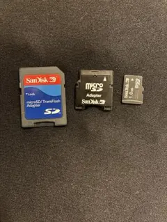 SanDisk microSDカードとアダプターセット