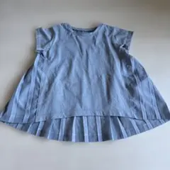 グローバルワーク　ライトブルー プリーツチュニック 120 女の子