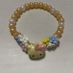 キティちゃん　ブレスレット　フラワー