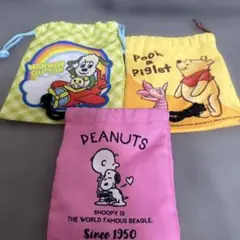 キャラクター 巾着袋セット