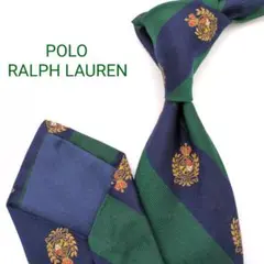 Ralph Lauren ネクタイ アーガイルサザーランド柄 ポニー総柄グリーン Ralph Lauren ネクタイ アーガイルサザーランド柄 ポニー総柄