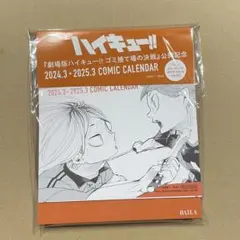 ハイキュー ゴミ捨て場の決戦公開記念 カレンダー 付録 バイラ BAILA