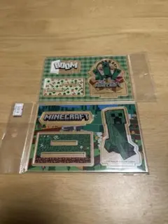 新品未開封！Minecraft マイクラ　アクリルスタンド 2個セット