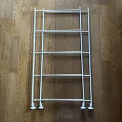 無印　スチールユニットシェルフ・帆立・小・グレー 高さ８３ｃｍ　2枚