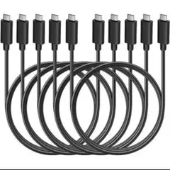 USB C Type C to Type C ケーブル 0.5m 5本セット