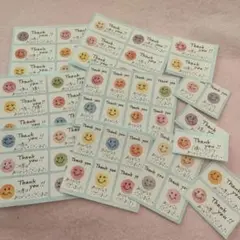 スマイリーフェイス Thank you シールセット
