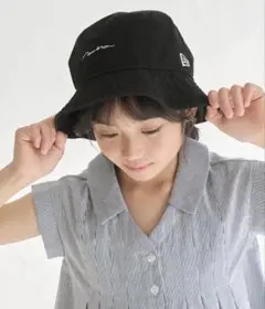 NEWERA（ニューエラ） バケットハット 黒 ブラック 子供用