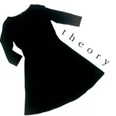 Theory セオリー　シンプル ワンピース　黒