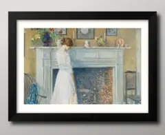 15869■ポスター アート 絵画『チャイルド・ハッサム』A3 マット紙