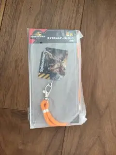ジュラシックワールド一番くじスマホショルダーストラップ オレンジ