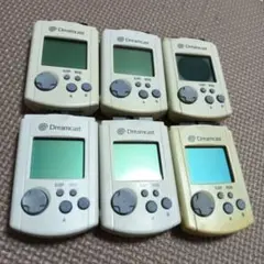 SEGA セガ ドリームキャスト ビジュアルメモリ HKT-7000 6個セット