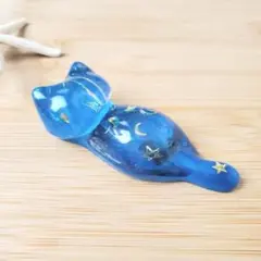 レジンにゃんこ　夜空