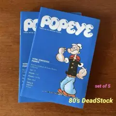 【80sデッドストック/極美品】POPEYE ナカバヤシ フォトアルバム 5冊
