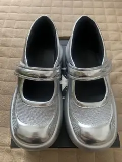 【CHARLES&KEITH】メッシュカーブプラットフォームメリージェーン
