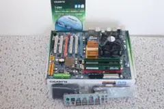 中古/完動 GIGABYTE EP43 M/B+グラボ+DVD セット