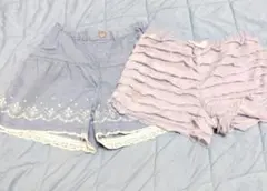 女の子用ショートパンツセット☺