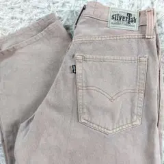 リーバイス シルバータブ バギー ビッグE ワイドデニムパンツ W27 L29