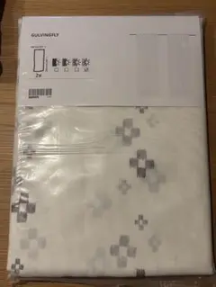 新品未開封　IKEA レースカーテン2枚1組　ホワイト　145x250cm ①