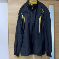 Mizuno ナイロンジャケット ブラック/イエロー