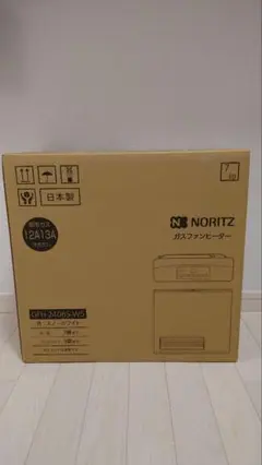 Andy様未開封✨NORITZガスファンヒーター GFH-2406S-W5 都市 NORITZ GFH-2406S-W5-LP スノーホワイト [ガスファンヒーター