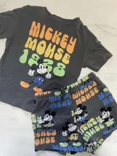 ミッキー セットアップ 半袖 Tシャツ 保育園着 H&M 男の子 90