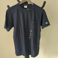 【新品未使用】Champion ネイビー Tシャツ M ポケット付き