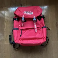 Coca-Cola ロゴ入り レッドリュック