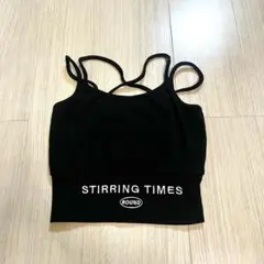 【未使用品】ショート丈キャミソール　ヘソ出し　インナー クロス