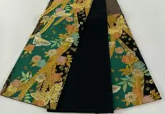 六番 美品 六通 袋帯 正絹 黒留袖 振袖用 礼装用 訪問着