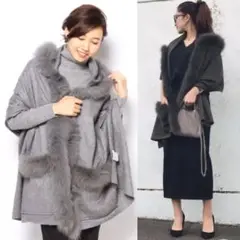 ダイアグラム グレースコンチネンタル フォックストリミングストール カシミヤ