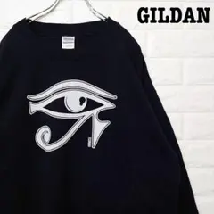 ホンジュラス製★ギルダン GILDAN スウェット 裏起毛 デカロゴ ブラック