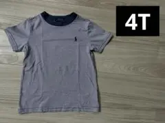 POLO ポロ ボーダー半袖Tシャツ　4T 110cm　キッズ 刺繍　ラルフ