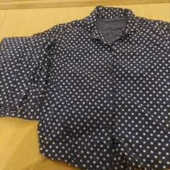 水玉模様パジャマセット ネイビー　ユニクロ　S
