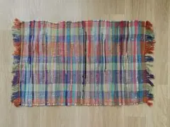 【美品】裂織マット