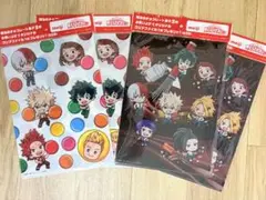 ヒロアカ 僕のヒーローアカデミア 明治 クリアファイル 全2種 4枚セット