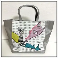 美品 アルベロベロ olleborebla バッグ ぶたさん 刺繍