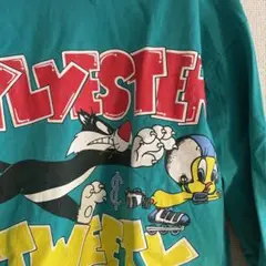 トゥイーティー　ヴィンテージ　古着　アメリカ製　トゥイーティー 長袖　カットソー