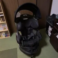アップリカ Aprica チャイルドシート ISOFIX 回転 0歳 3歳 黒