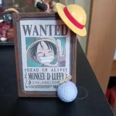 ワンピース　フレームコレクション　手配書 シークレット　ルフィ