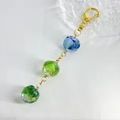 バックチャーム キーホルダー キラキラ ハンドメイド