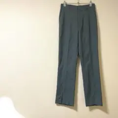 ローリーズファーム スラックス 裾スリット くすみ色 シンプル 独特