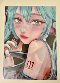 新品、未開封品　初音ミク　伊勢丹　クリアファイル　kakimaku先生